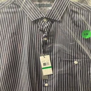 Perry Ellis Mens Long Sleeve Button Up Size Large